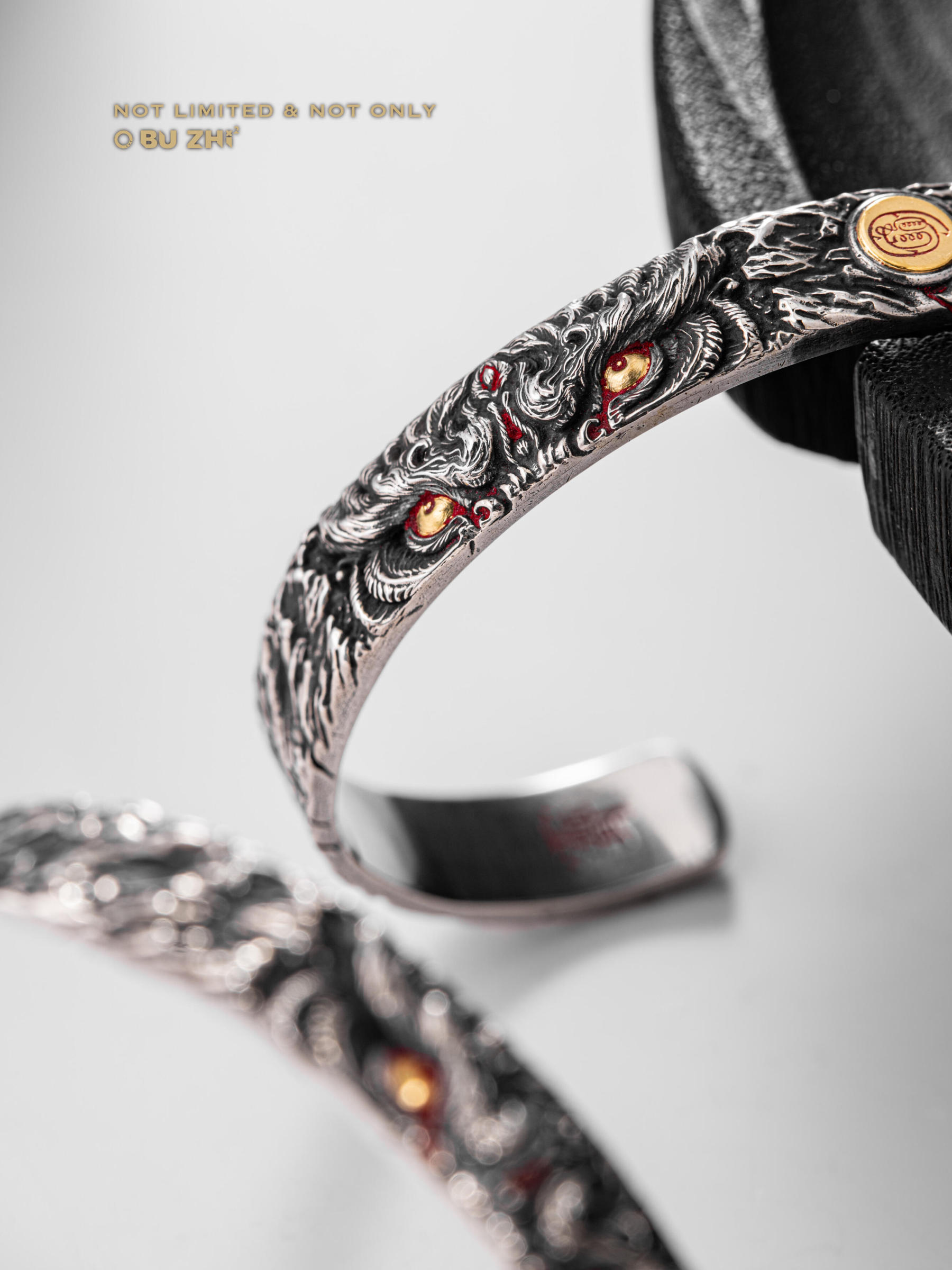 Black Tiger (Buddhist Guardian) Bangle